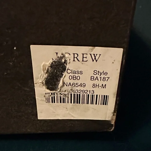 NIB J. Crew Jaden High Shaft Chelsea Lug Sole Tan and Black Heeled Boots